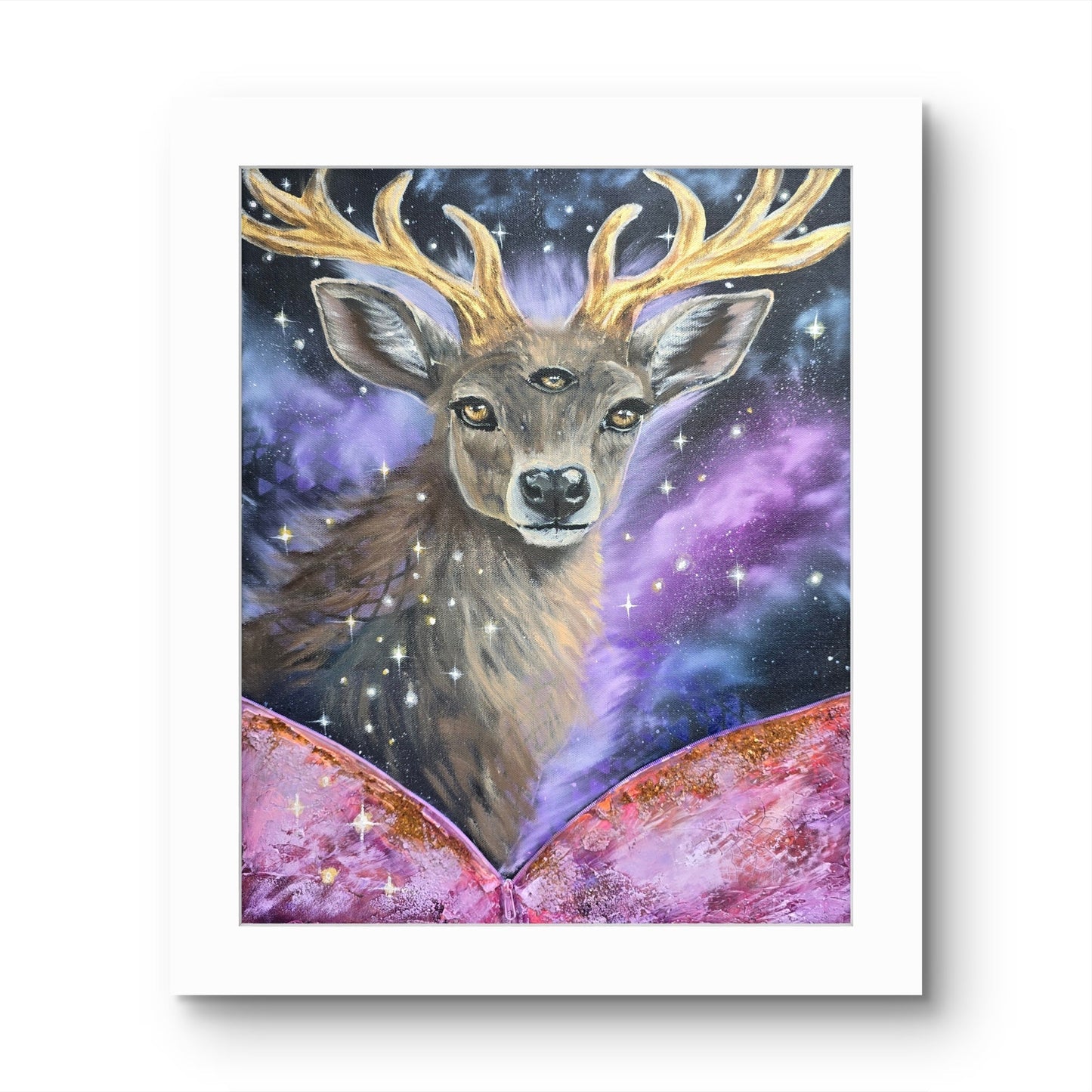Animarii: Unzipped No.4 — The Stag · Fine Art Print - Rebecca Papillon