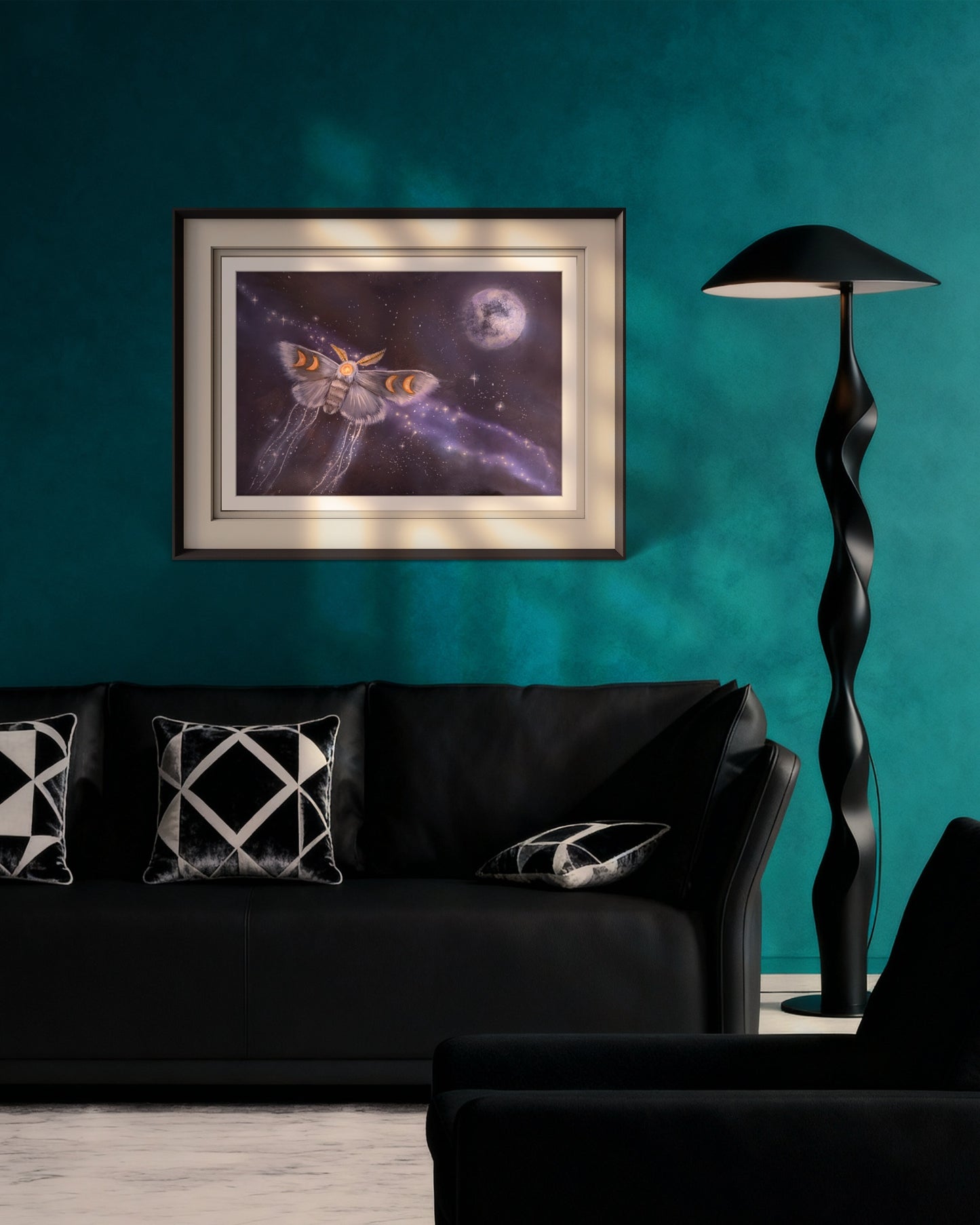 Animarii No.12: Moth — The Navigator of Starlight · Fine Art Print