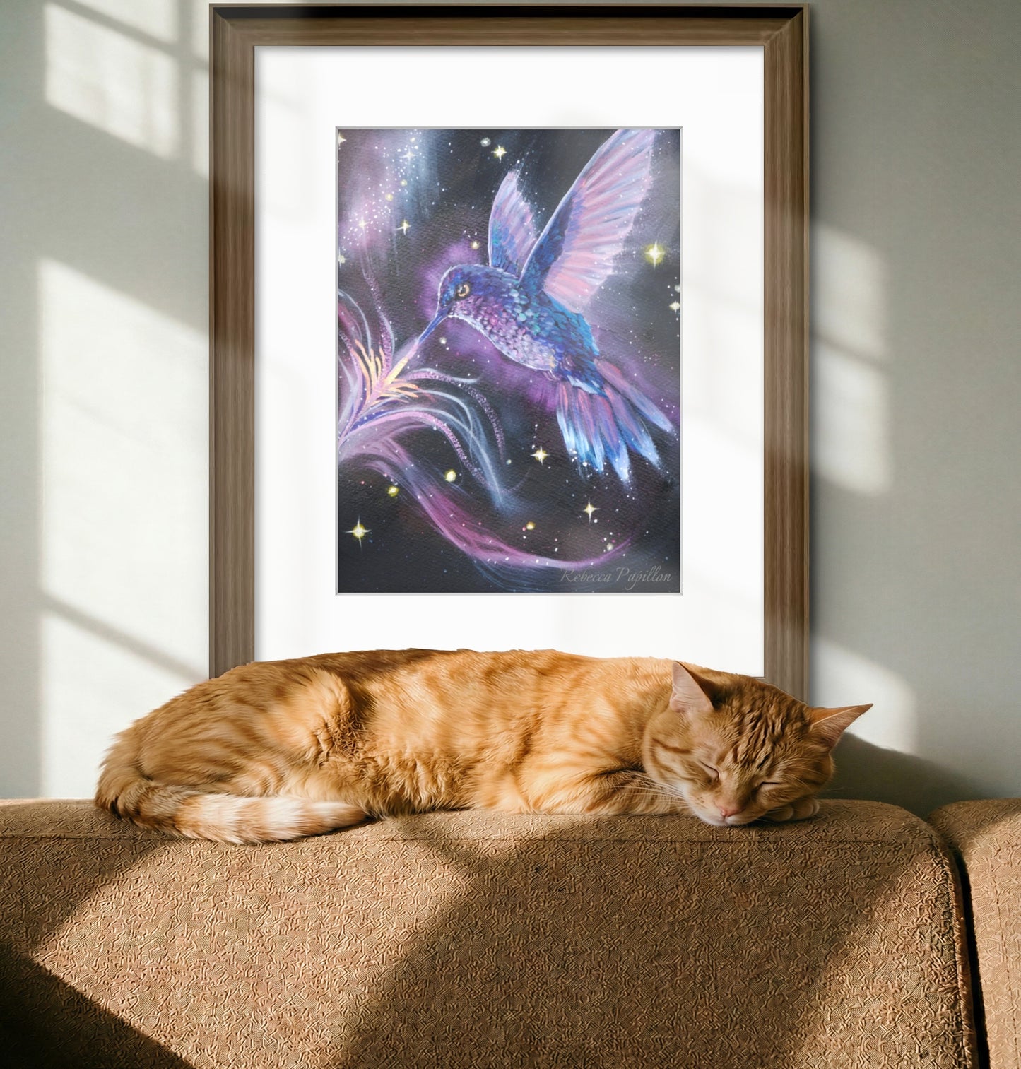 Animarii No.9: Hummingbird — The Messenger Who Cannot Stay · Fine Art Print