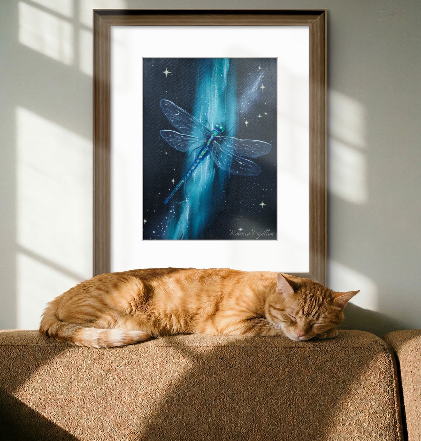 Animarii No.10: Dragonfly — The Elder Who Flies Young · Original Oil Painting