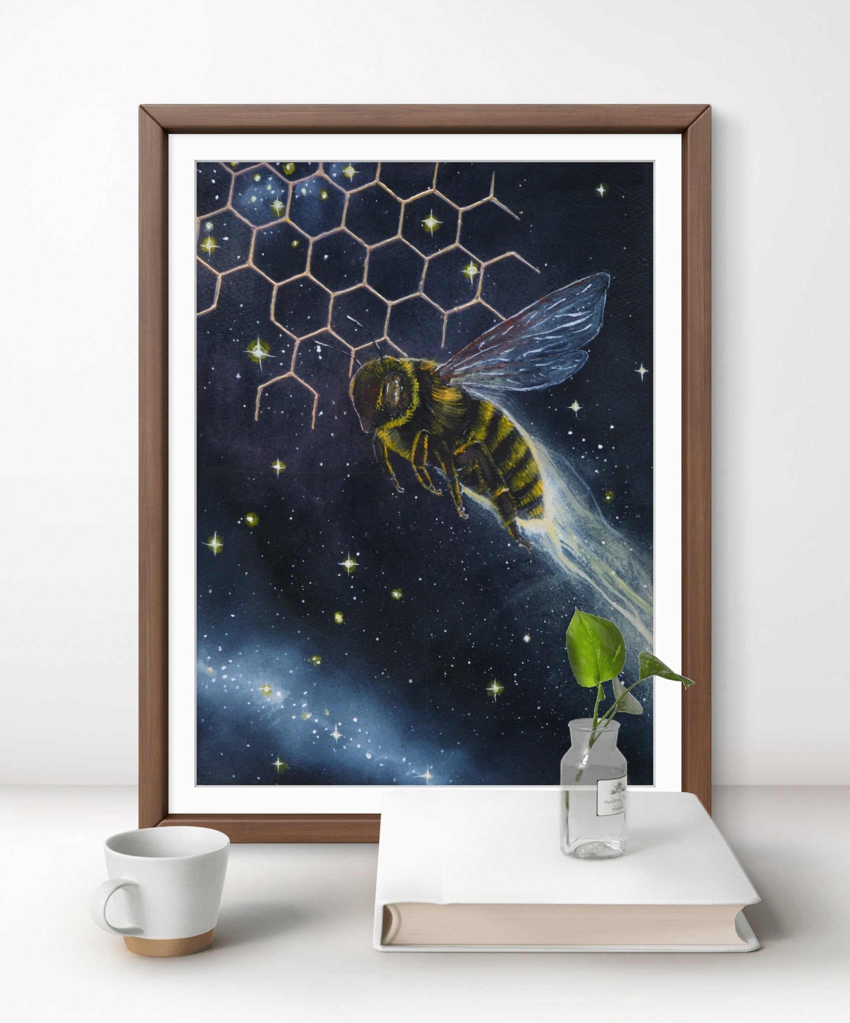 Animarii no.1: Bee - The Keeper of the Hive Mind · Fine Art Print - Rebecca Papillon