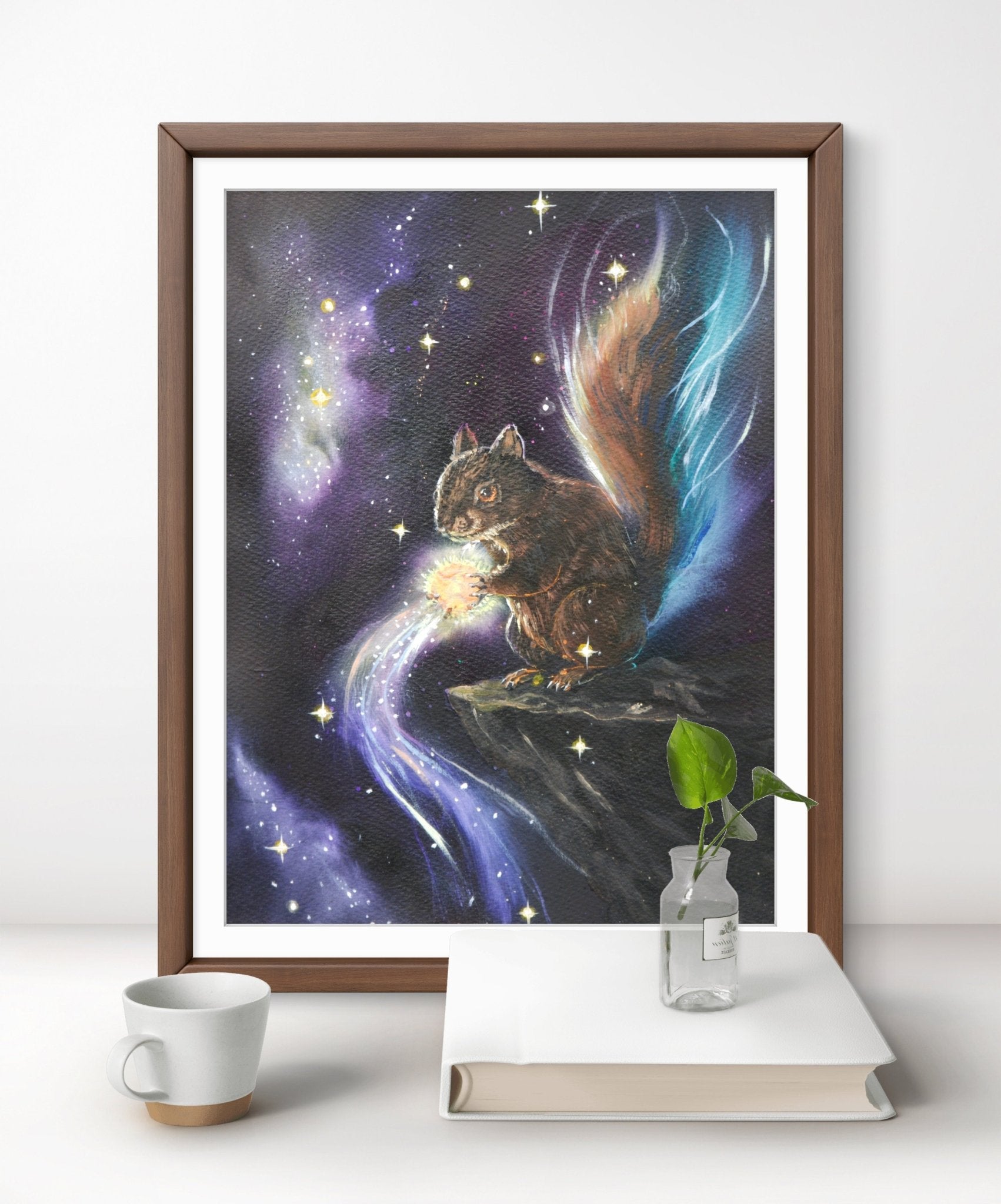 Animarii no.2: Squirrel - The Keeper of What Will Be Needed · Fine Art Print - Rebecca Papillon