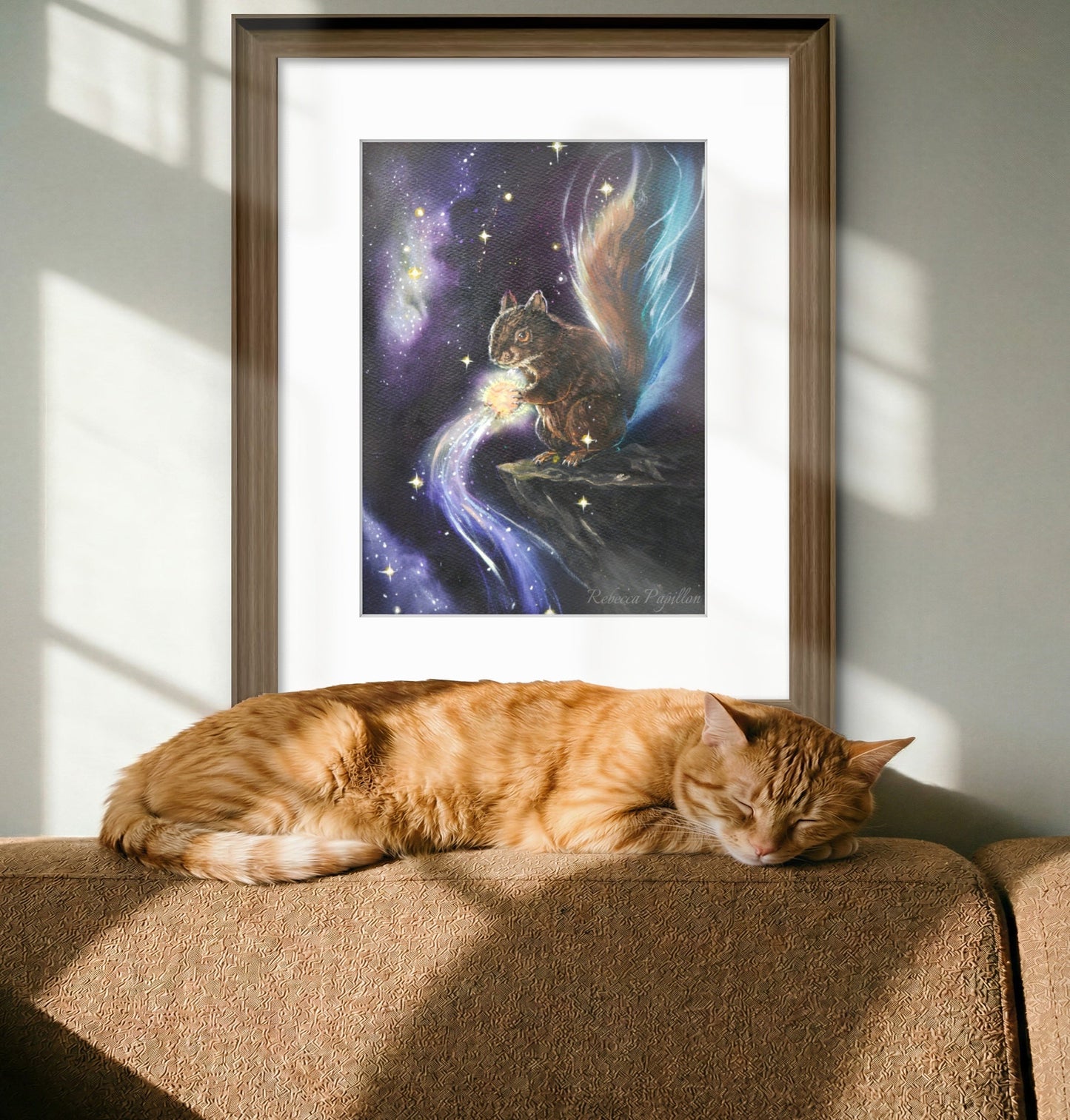 Animarii no.2: Squirrel - The Keeper of What Will Be Needed · Fine Art Print - Rebecca Papillon