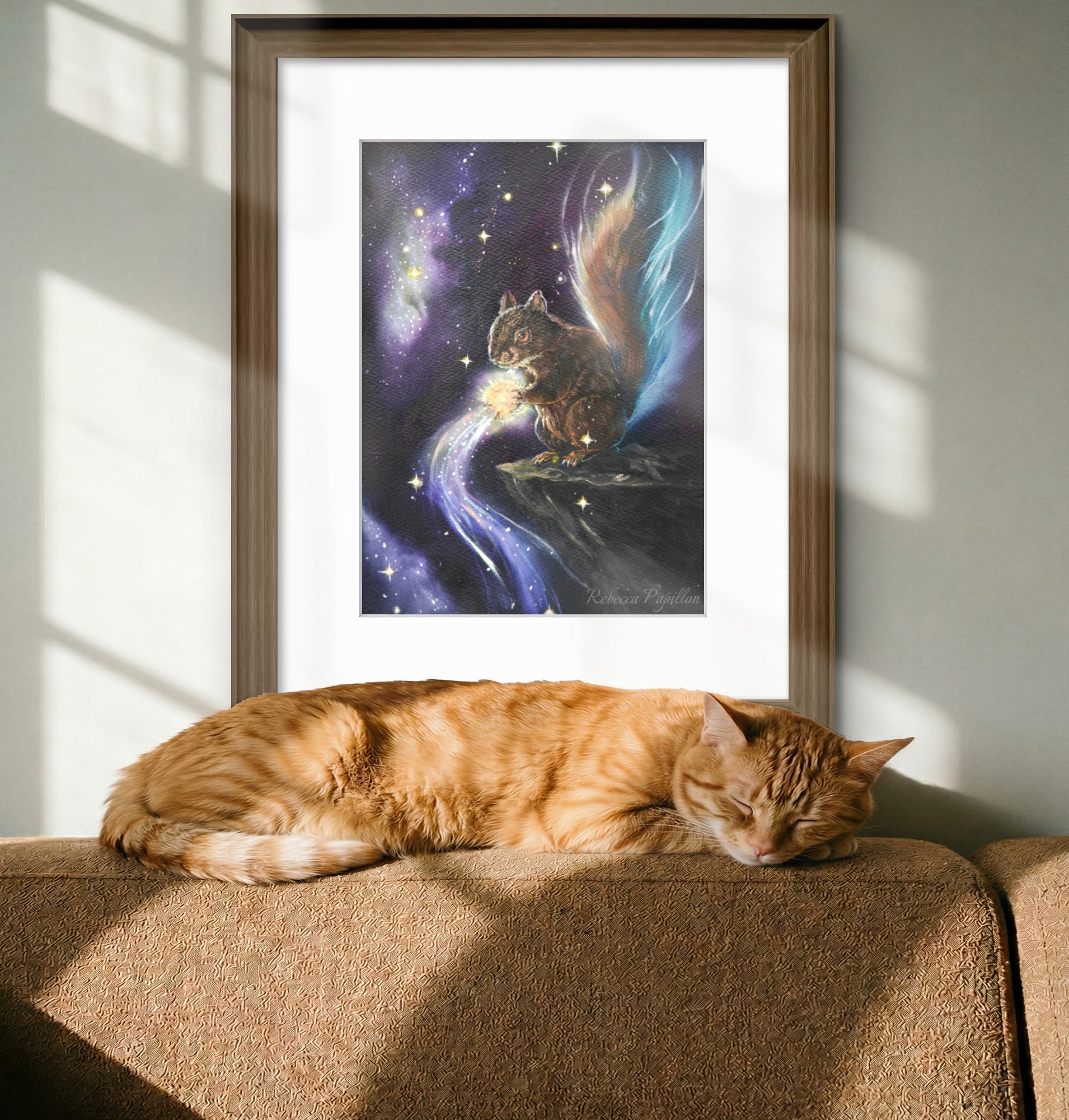 Animarii no.2: Squirrel - The Keeper of What Will Be Needed · Fine Art Print - Rebecca Papillon