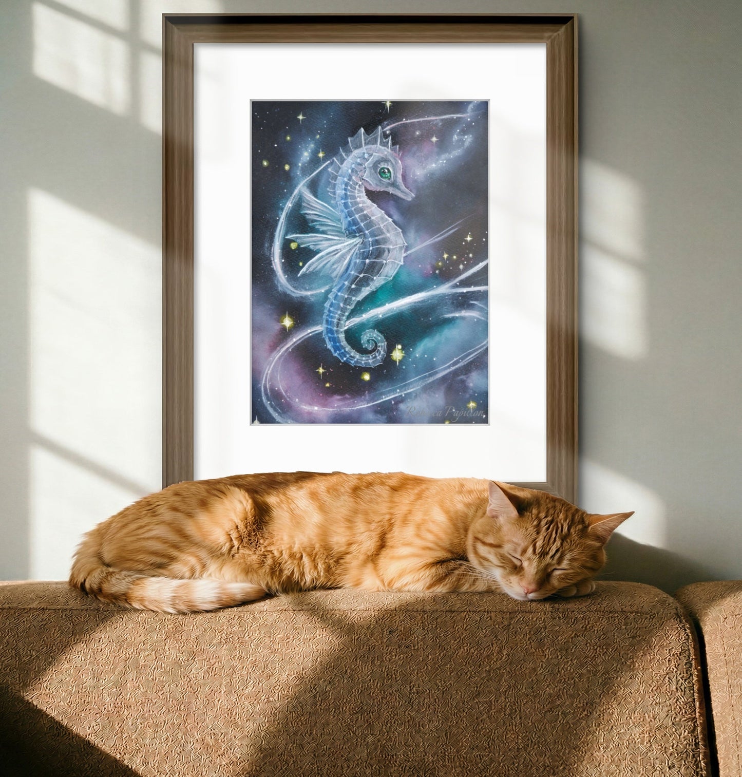 Animarii No.5: Seahorse — The Tender of Slow Mysteries · Fine Art Print - Rebecca Papillon