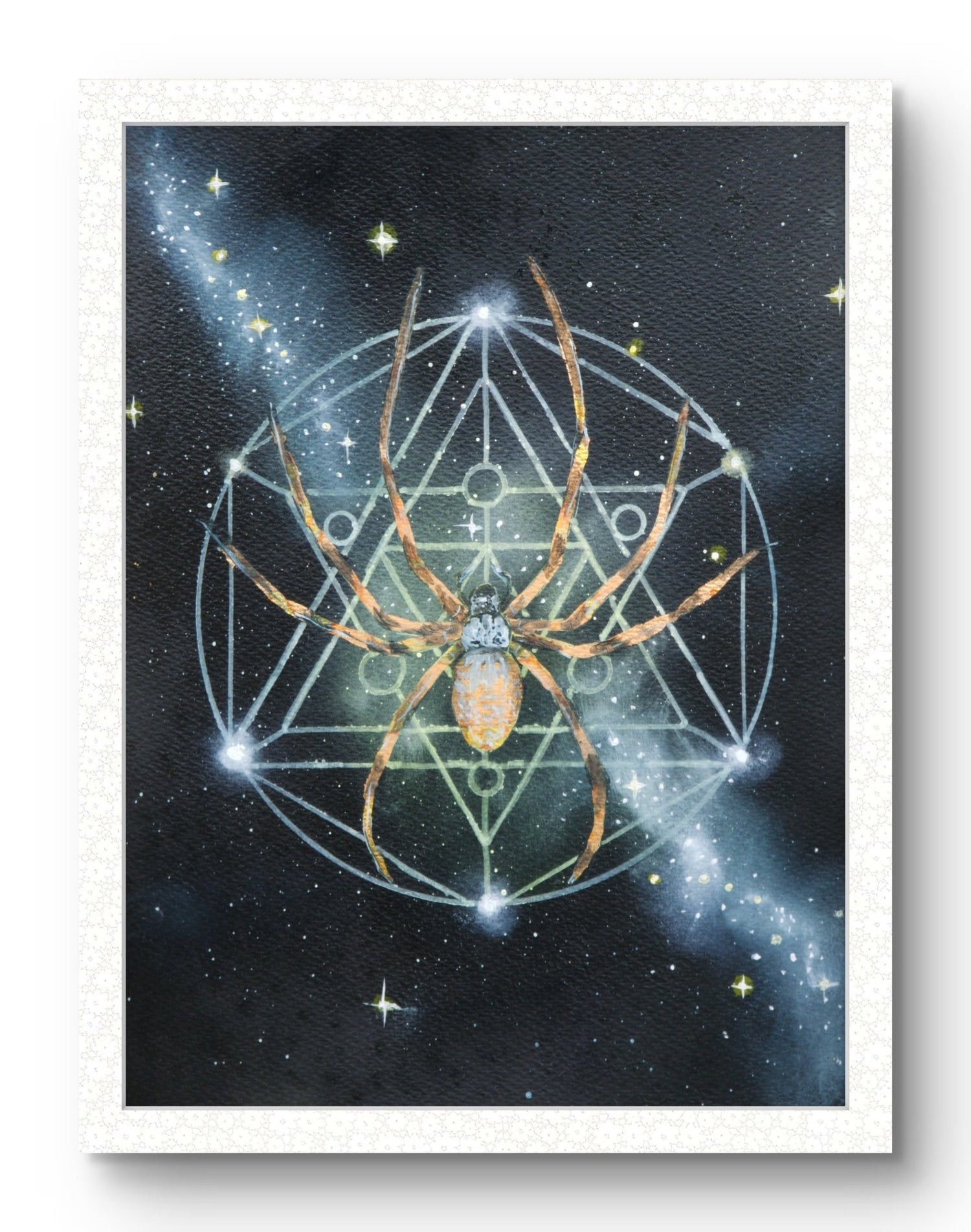 Animarii No.8: Orb Weaver Spider — The Architect of Invisible Things · Fine Art Print - Rebecca Papillon