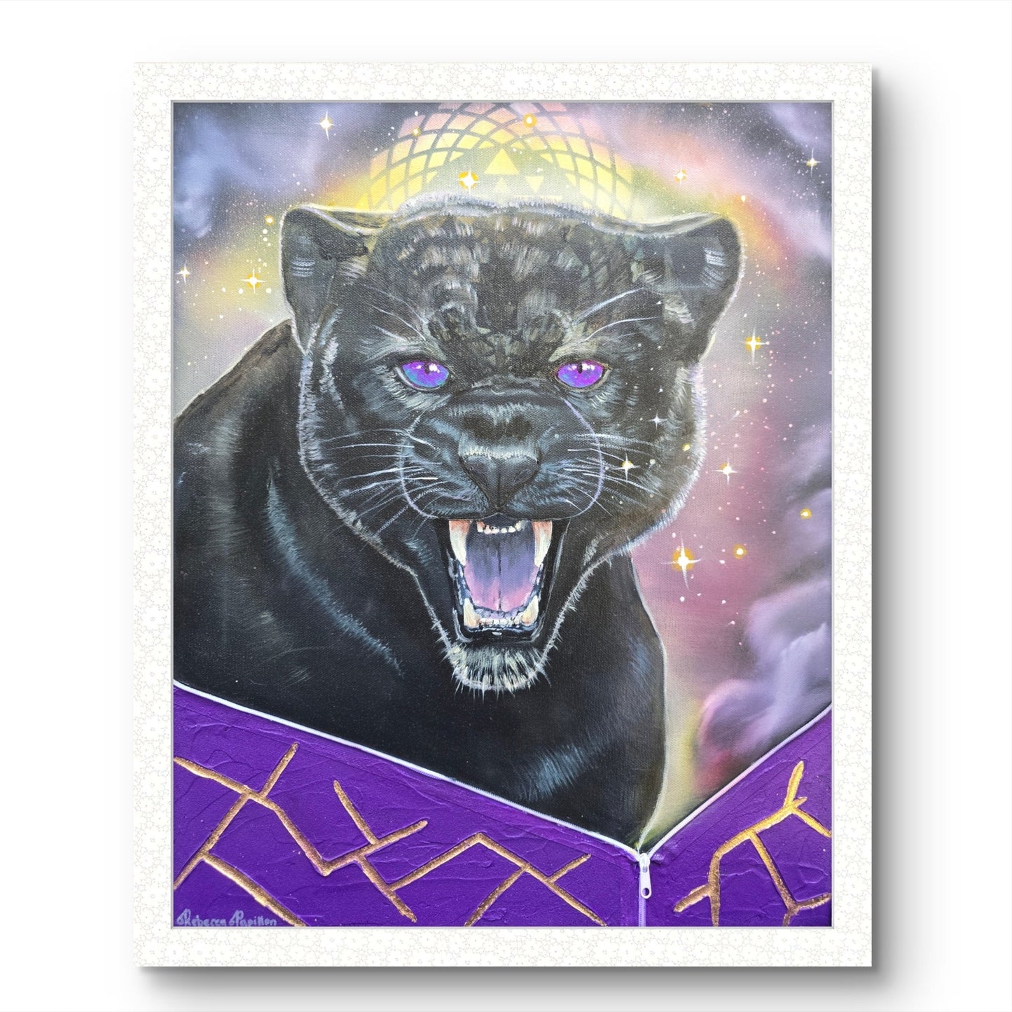 Animarii Unzipped No.10: The Panther — The One Who Was Built for the Dark · Fine Art Print - Rebecca Papillon