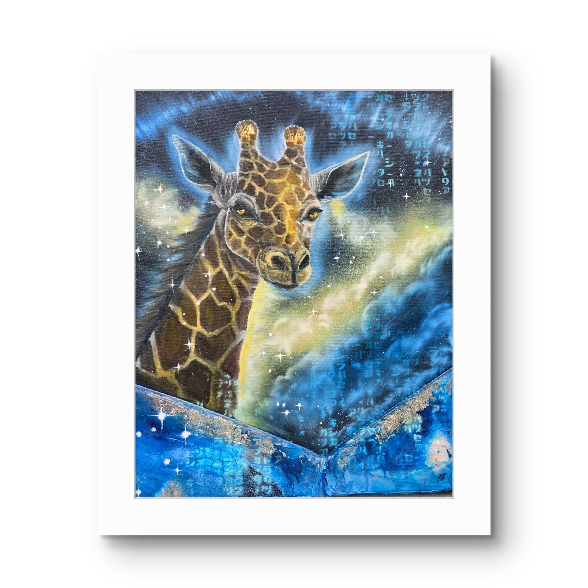 Animarii: Unzipped No.3 — The Giraffe · Fine Art Print - Rebecca Papillon