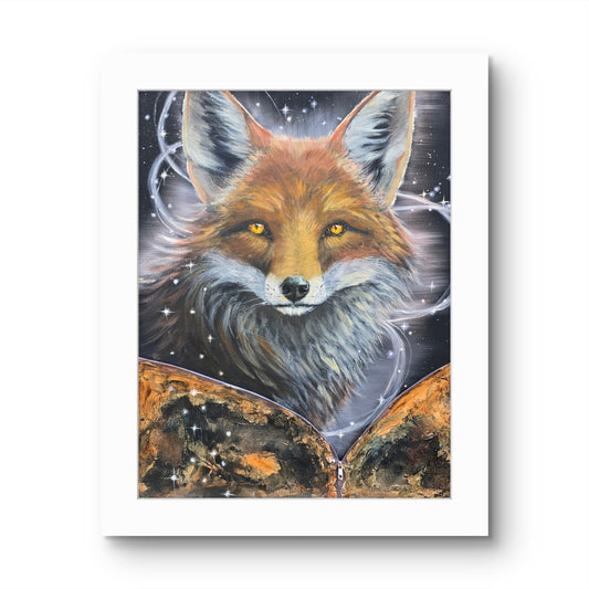 Animarii Unzipped No.6: The Fox — The One Who Knows More Than They Say · Fine Art Print - Rebecca Papillon