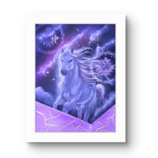 Animarii Unzipped No.8: The Horse — The One Who Was Born Running · Fine Art Print - Rebecca Papillon
