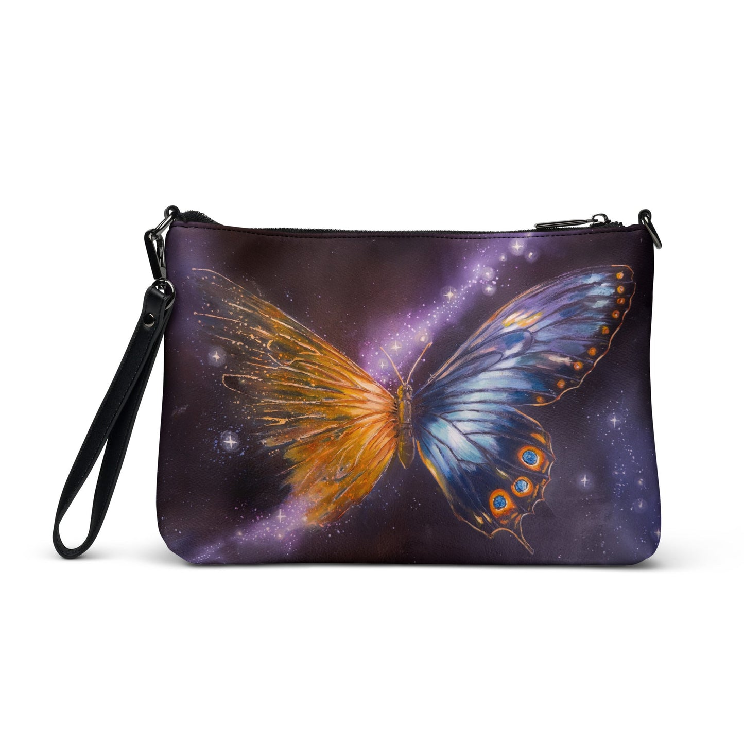 Double Sided Crossbody bag - Animarii Moth and Butterfly - Rebecca Papillon