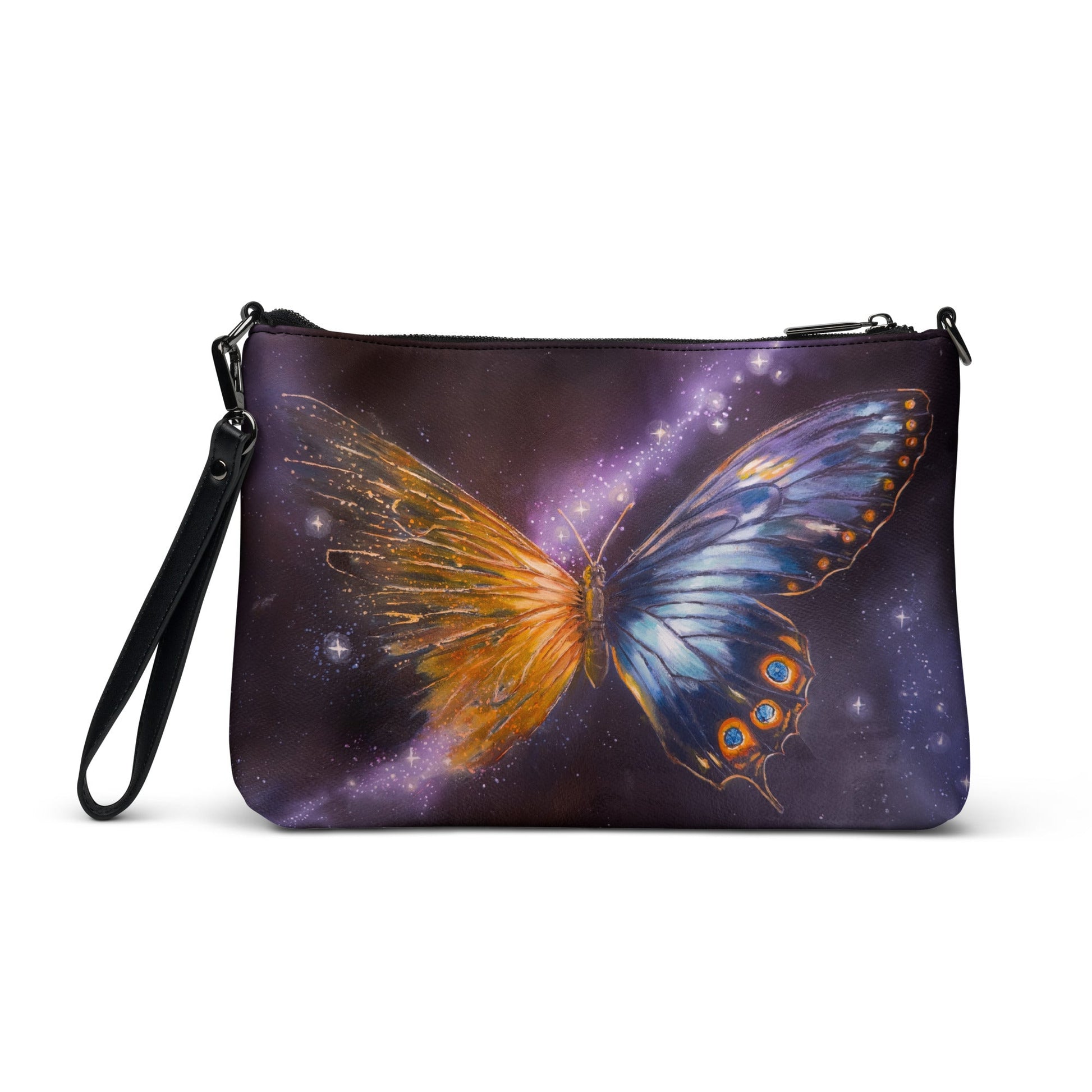 Double Sided Crossbody bag - Animarii Moth and Butterfly - Rebecca Papillon