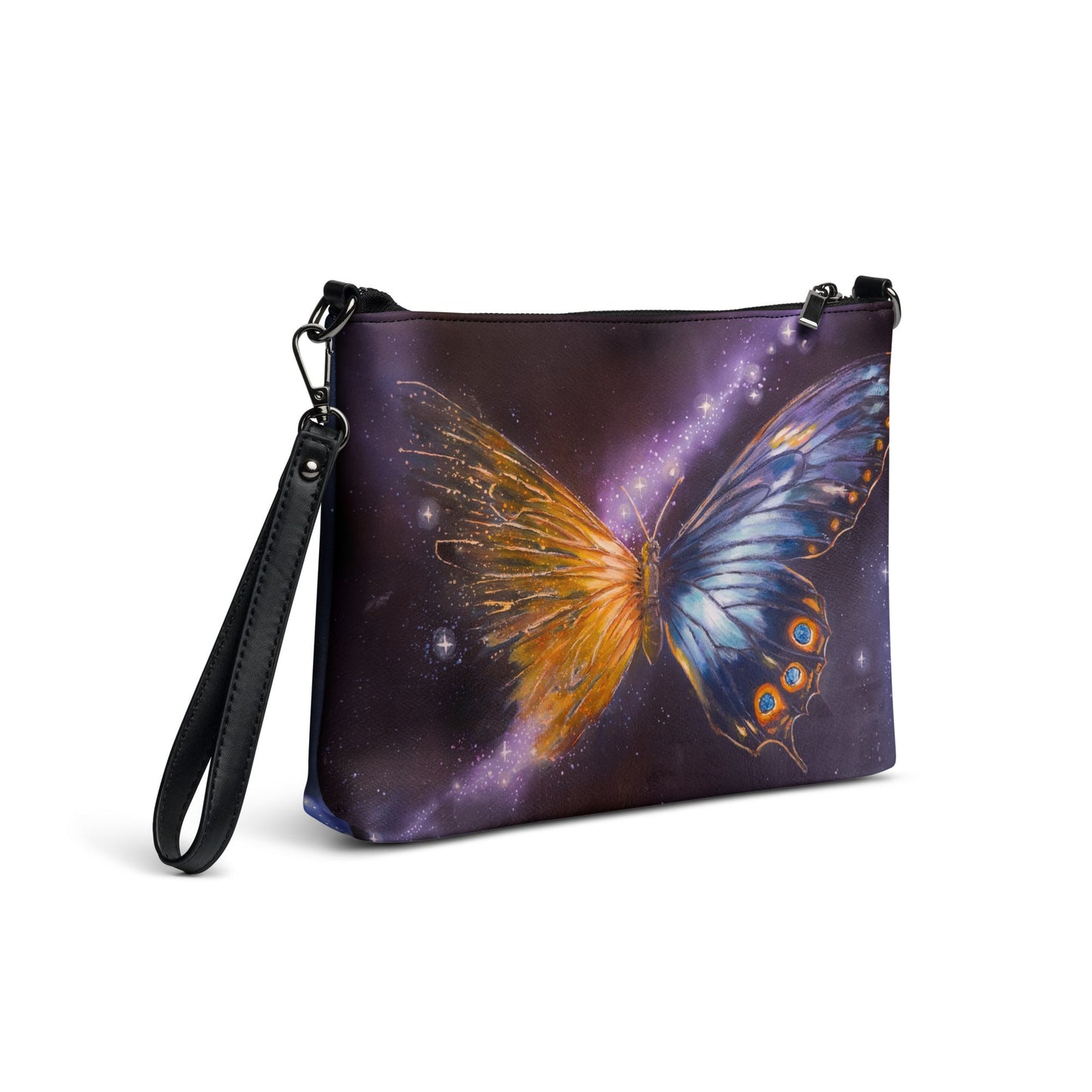 Double Sided Crossbody bag - Animarii Moth and Butterfly - Rebecca Papillon