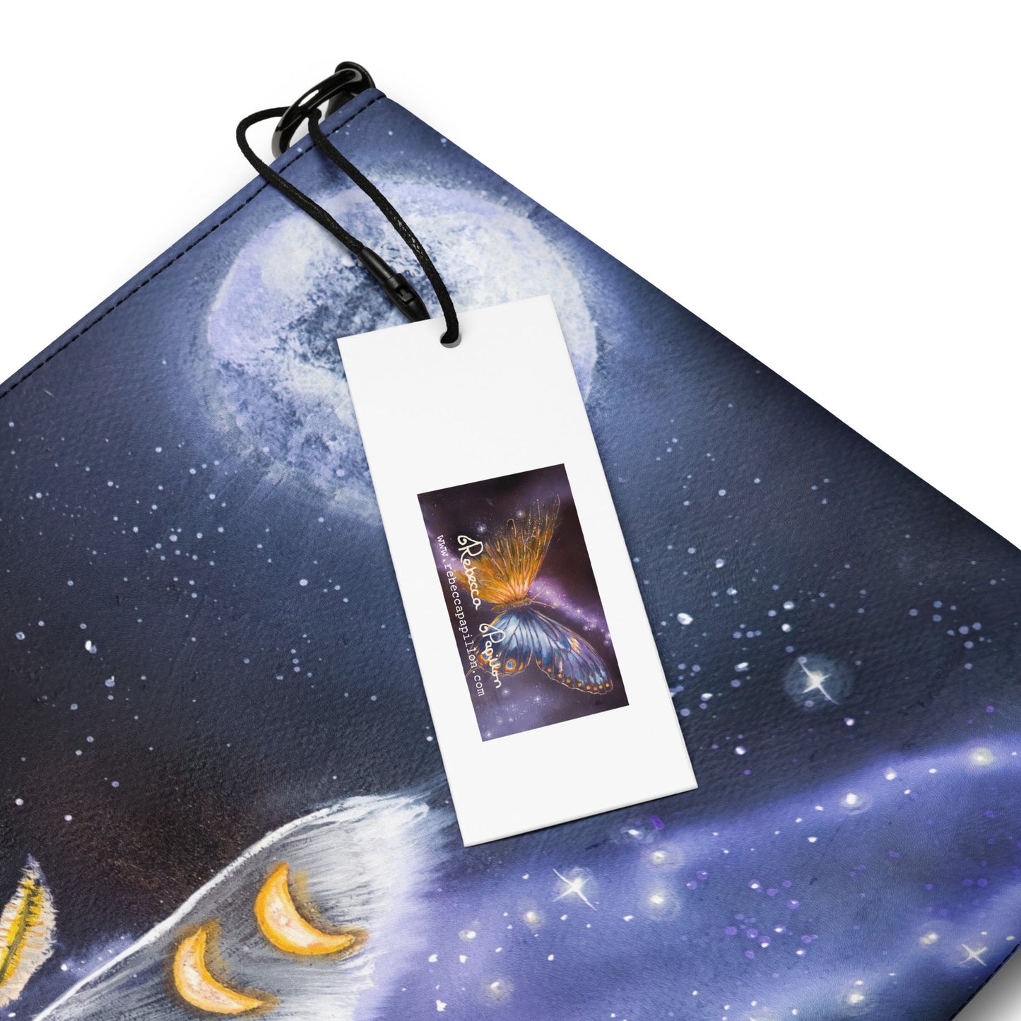 Double Sided Crossbody bag - Animarii Moth and Butterfly - Rebecca Papillon