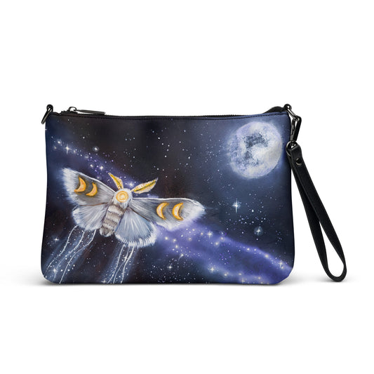 Double Sided Crossbody bag - Animarii Moth and Butterfly - Rebecca Papillon