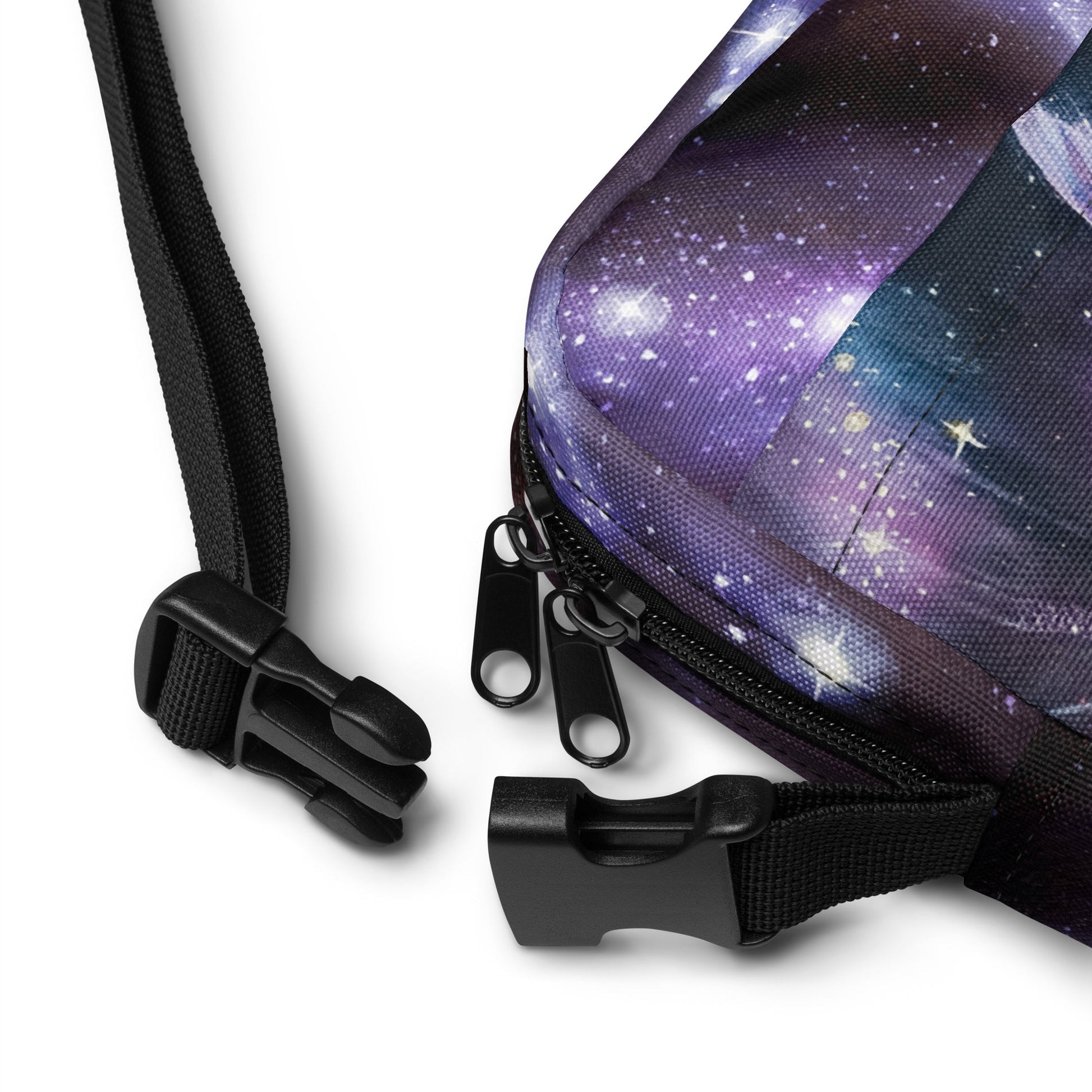 Double Sided Utility crossbody bag - Hummingbird and Seahorse - Rebecca Papillon