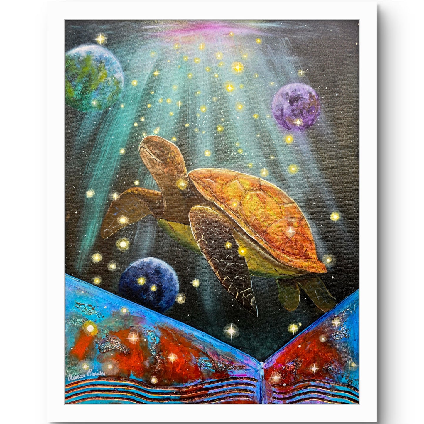 Animarii Unzipped No.17: The Turtle — The One Who Always Finds Home · Fine Art Print