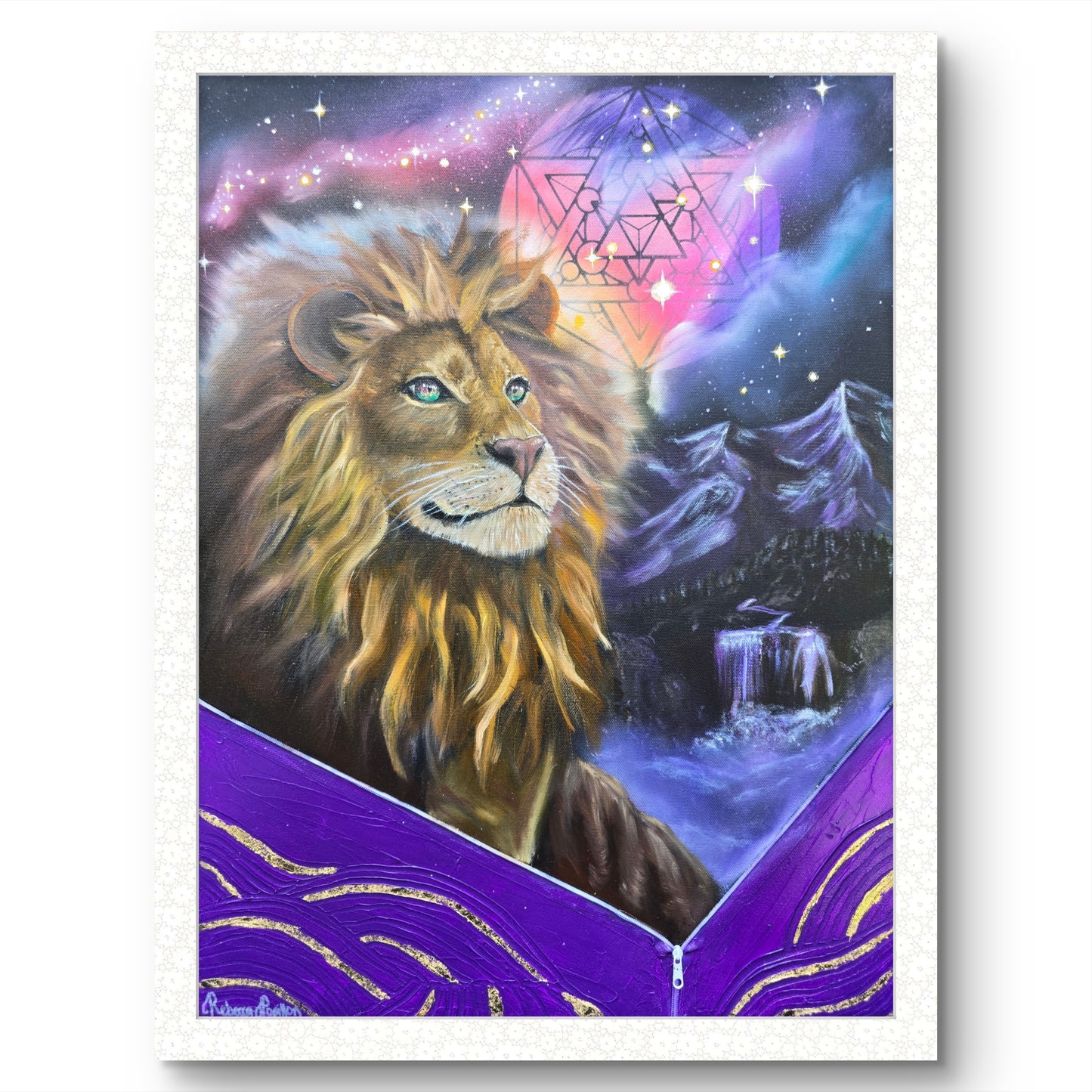 Animarii Unzipped No.11: The Lion — The One Who Never Forgot Who He Was · Fine Art Print