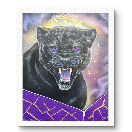 Animarii Unzipped No.10: The Panther — The One Who Was Built for the Dark · Fine Art Print