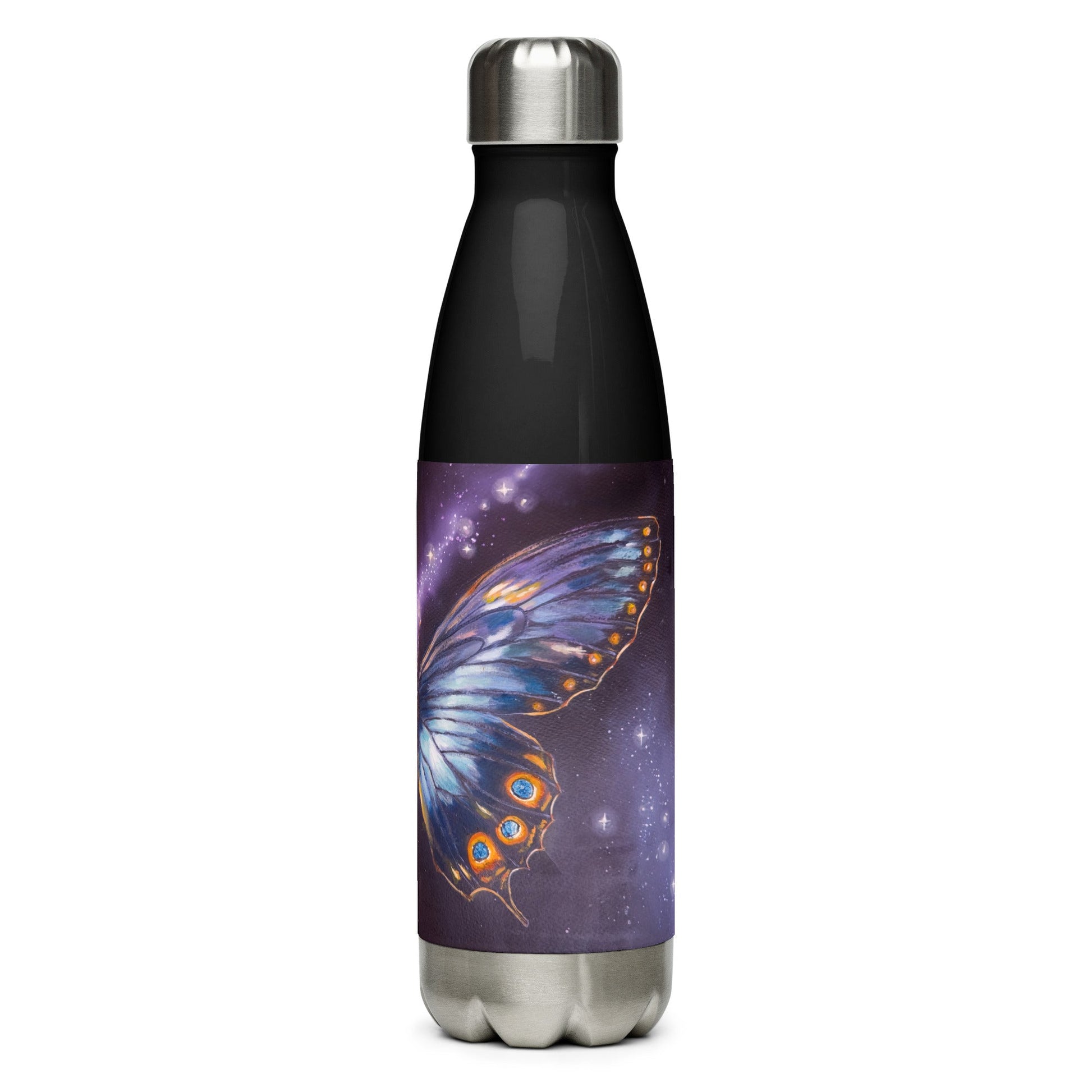 Stainless steel water bottle - Animarii Butterfly - Rebecca Papillon