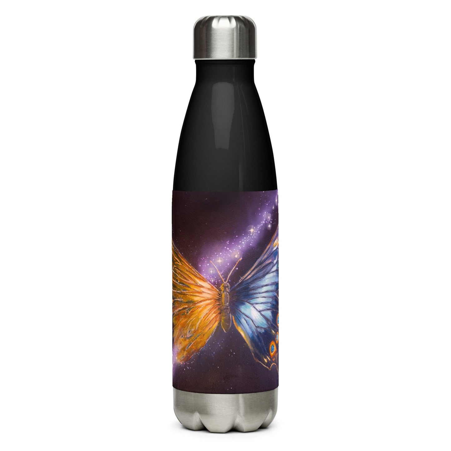 Stainless steel water bottle - Animarii Butterfly - Rebecca Papillon